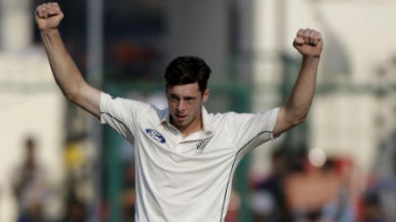 Santner claimed three key Indian wickets on the first day of the Test