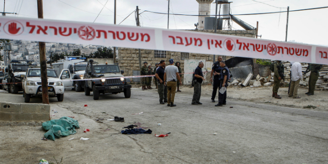 Scene of terror attack Hebron