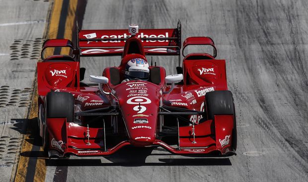 Scott Dixon in his Target Chip Ganassi Racing Chevrolet