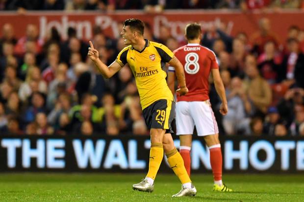 Screamer Granit Xhaka opened the scoring for Arsenal