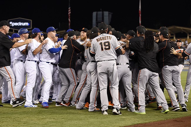 Bumgarner-Puig causes bench-clearing brawl