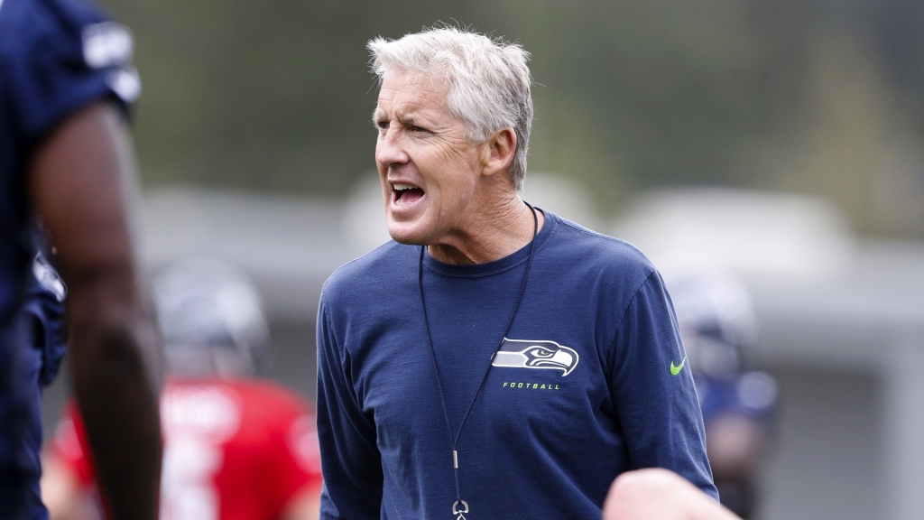 Seahawks head coach Pete Carroll