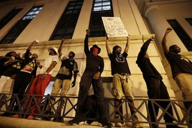 One person shot by civilian as second night of protests in Charlotte turns violent