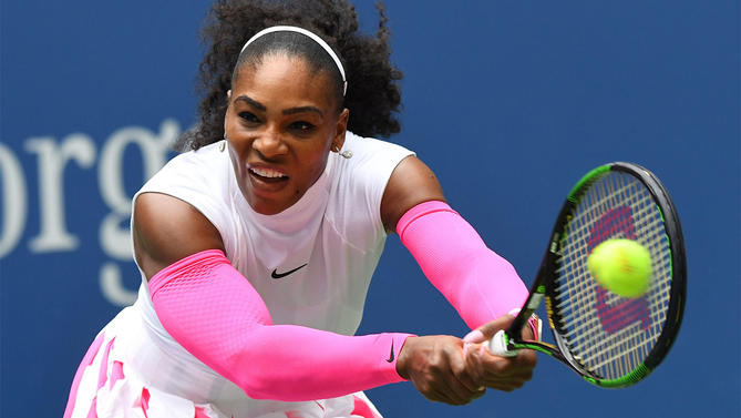 Serena Williams broke Martina Navratilova's record on Saturday.                     USATSI