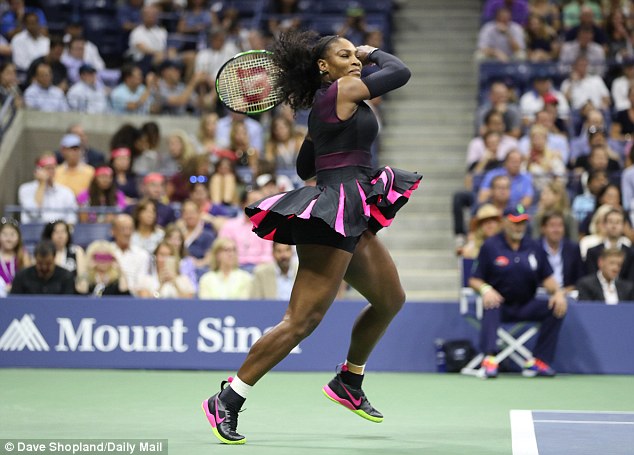 Serena Williams wasted little time in easing into the second round