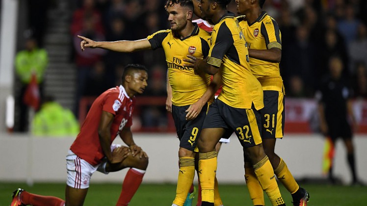 Shaun Botterill  Getty Lucas Perez opens his account for the club