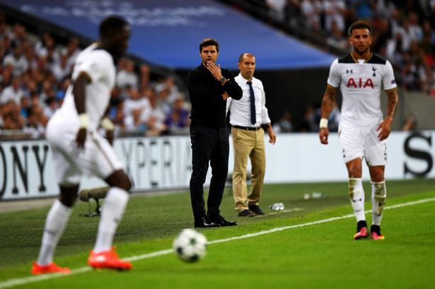 Shaun Botterill
Mauricio Pochettino surveys the sideline during Spurs defeat by Monaco on Wednesday