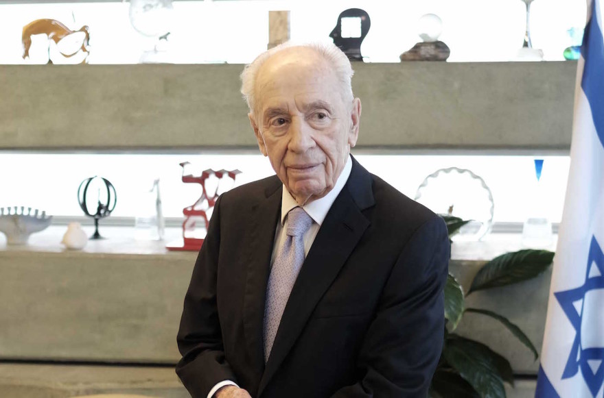 Shimon Peres in Tel Aviv Nov. 30 2015