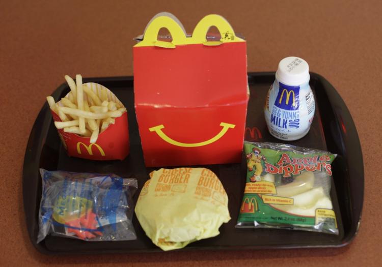 Shown is a Happy Meal at a McDonald's restaurant in San Francisco Monday Nov. 8 2010