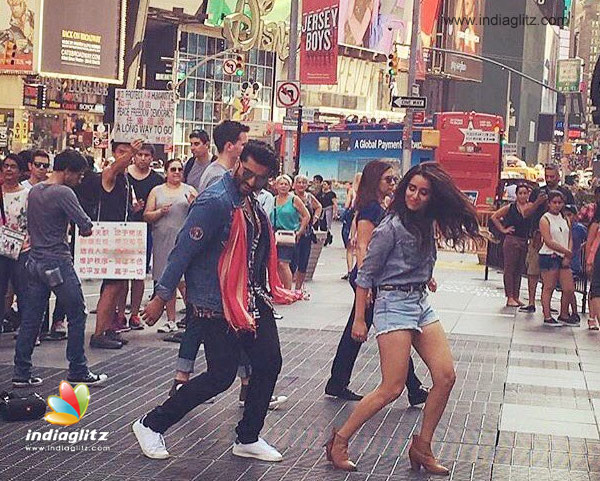 Arjun and Shraddha bring the song-dance-raita to Times Square!