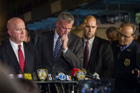 The Latest: AP Source: NYC blast likely came from toolbox