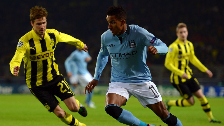 Sinclair has sampled Champions League football with City against Borussia Dortmund- but not at the Etihad