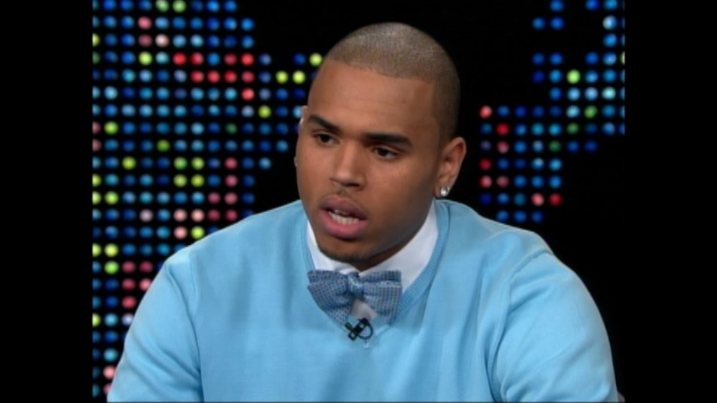 Singer  entertainer Chris Brown appears on CNN's Larry King Live