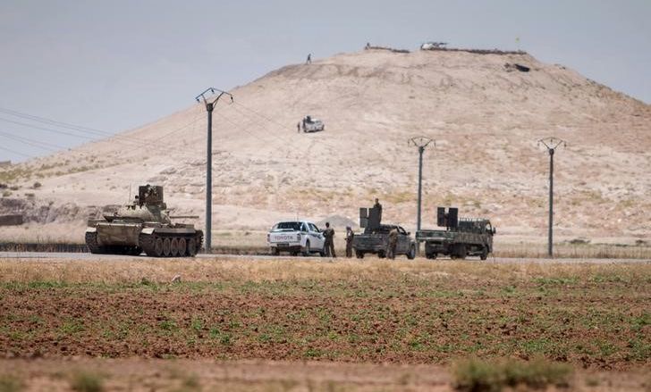 Turkish army shelling killed six members of the Kurdish security forces in an area of northwestern Syria controlled by Kurdish groups overnight the Syrian Observatory for Human Rights reported