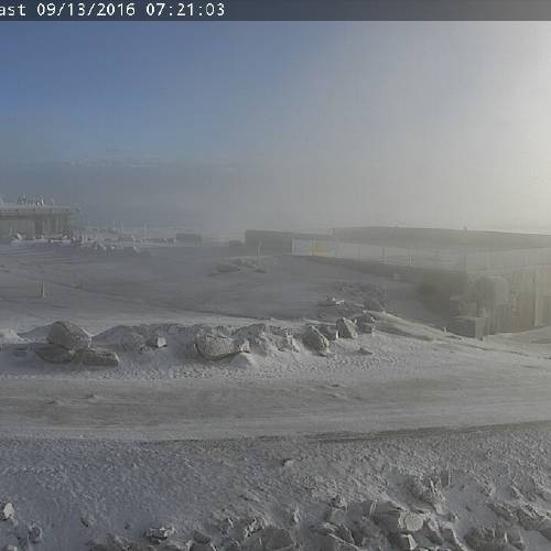 Pikes Peak on Tuesday morning