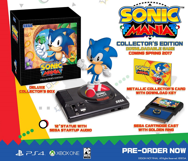 Sonic Mania Collector's Edition Looks Sweet