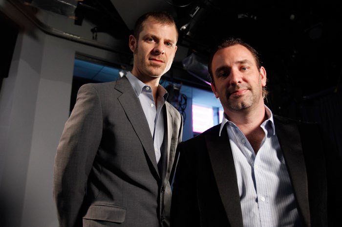 'South Park creators Matt Stone and Trey Parker. REUTERS