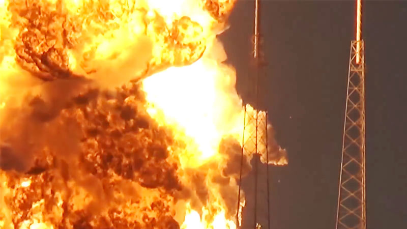 SpaceX explosion