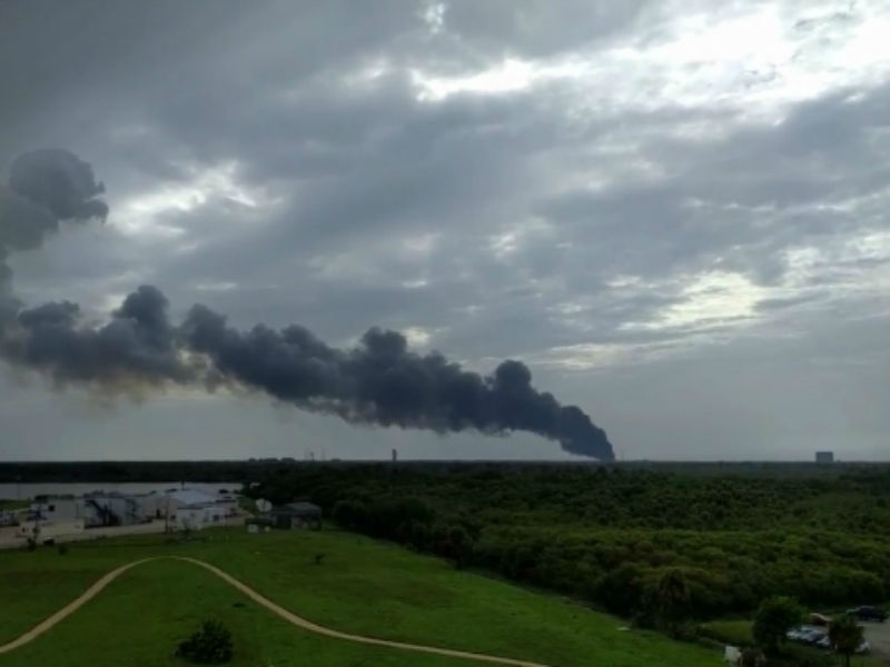 Falcon 9s explosive accident is still under investigation