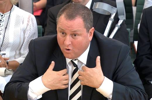 Sports Direct founder Mike Ashley