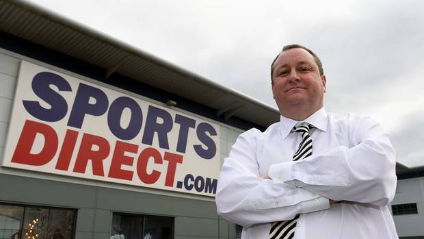 Sports Direct founder Mike Ashley