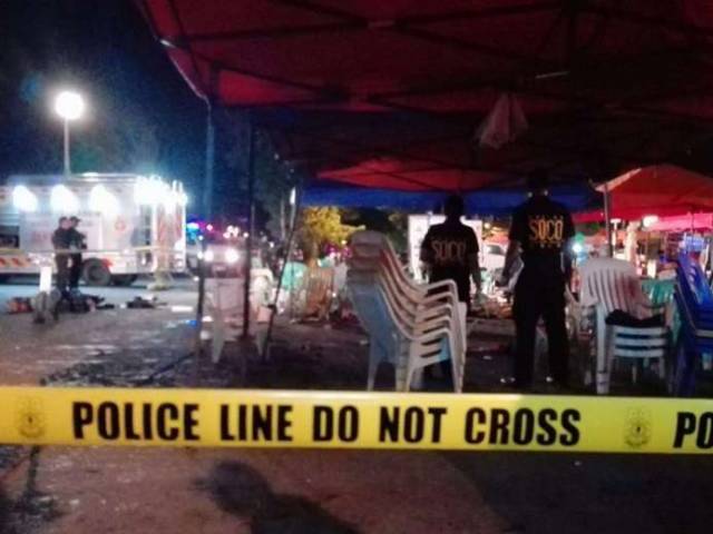 Philippine blast leaves 12 dead, 67 wounded in market