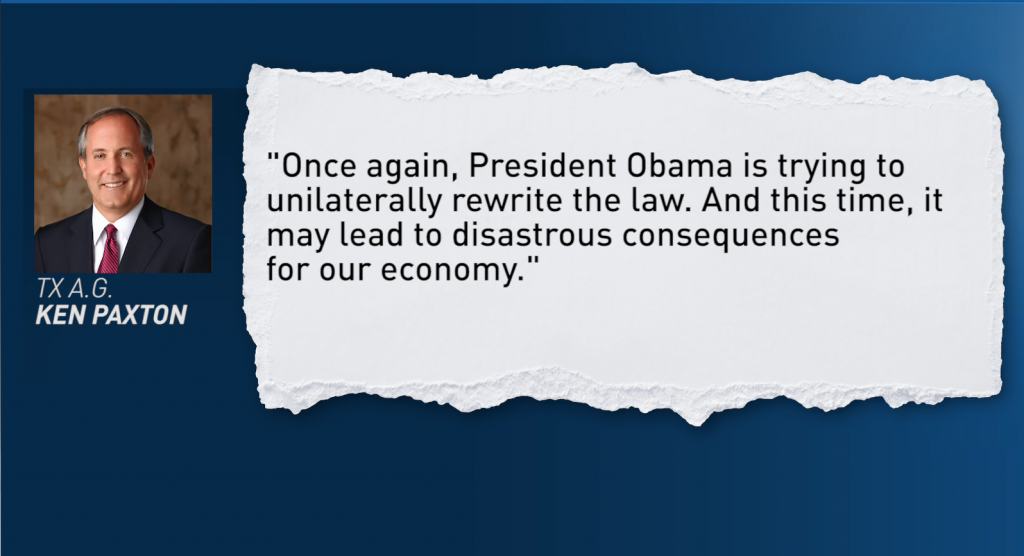 Texas Joins New Lawsuit Challenging Obama Administration's New “Overtime Rule”