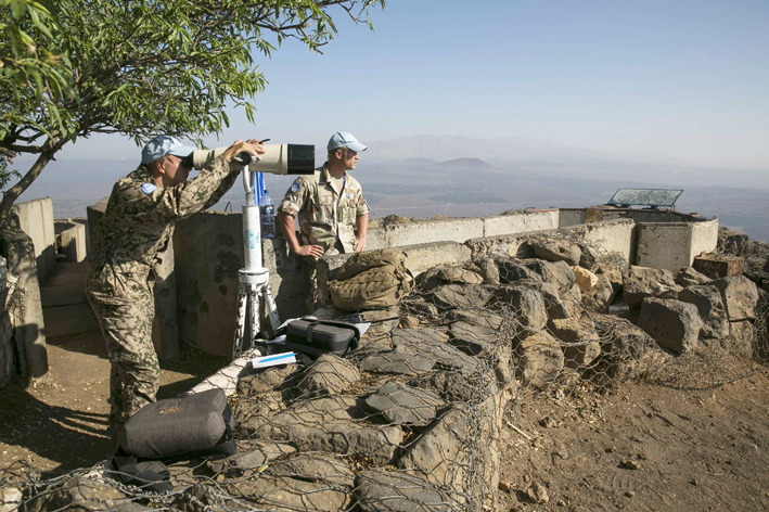 Israel targets Syrian positions after bomb lands in Golan-army