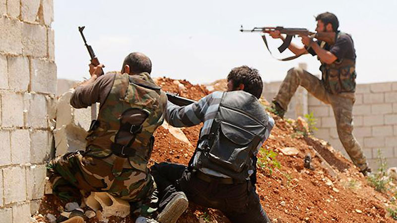 Syrian forces besiege rebel-held Aleppo as Turkish-backed fighters drive IS from border