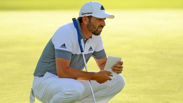 Sergio Garcia had a day to forget on the greens at the BMW Championship