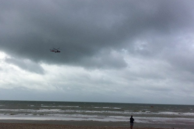 Camber Sands RNLI search operation launched