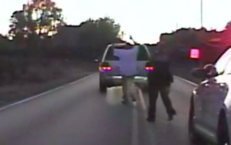 TRAGIC Terence Crutcher left appears to have his hands above his head as an officer pursues