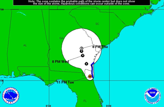 Tropical Storm Julia forms Tuesday evening