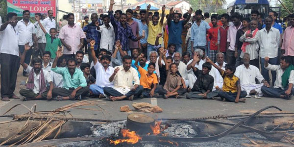 Shutdown in Karnataka town against Cauvery water release