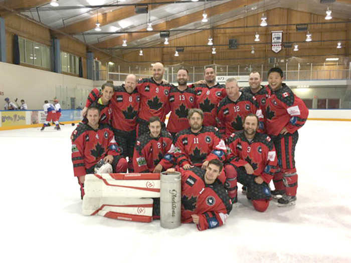 Team Canada defeated Team Russia to win gold at the Comox Valley Draft Hockey Tournament