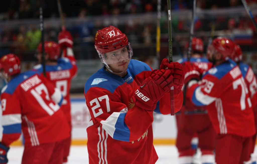 Team Russia forward Artemi Panarin