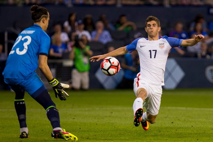 Team USA midfielder Christian Pulisic