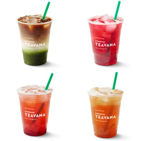 Teavana beverages by Starbucks. Source Starbucks Corp