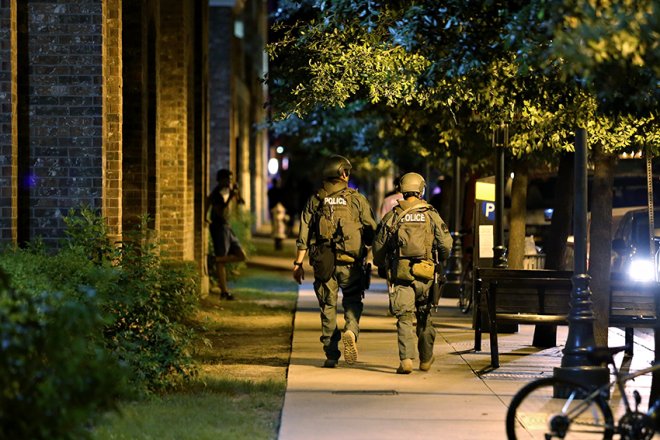 Security guard shot at West Campus fraternity party