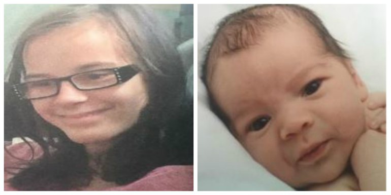 Police searching for missing 13 yr old and her new born son