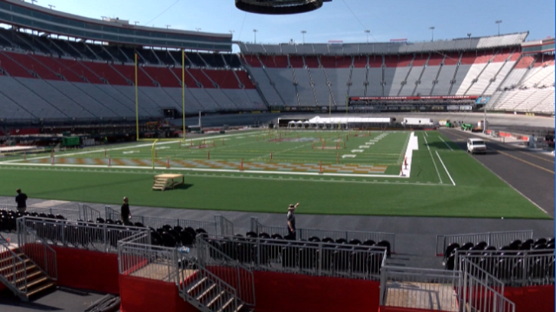 Bristol speedway hosts Virginia Tech-Tennessee football game