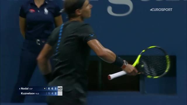 Nadal est toujours aussi serein: son succès contre Kuznetsov en vidéo