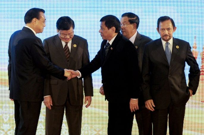 Duterte and Li Keqiang