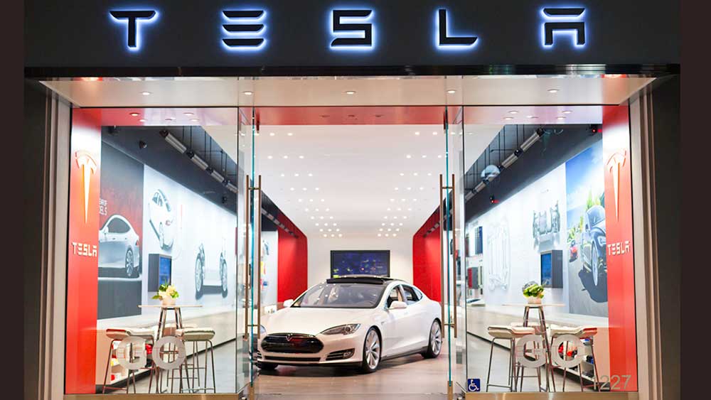 Tesla stock decelerated below key support levels on Monday