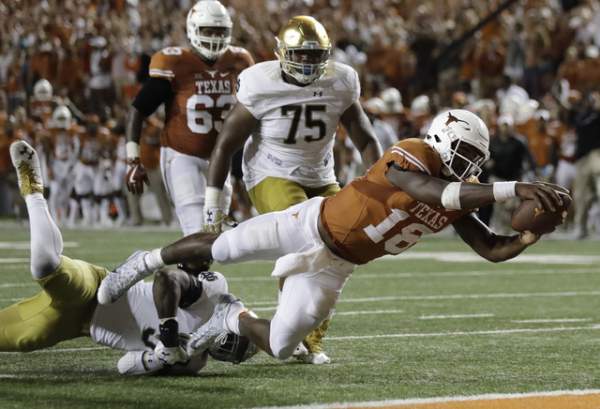 Notre Dame vs. Texas: LIVE score updates, stats from College Football's Week 1 (9/4/16)