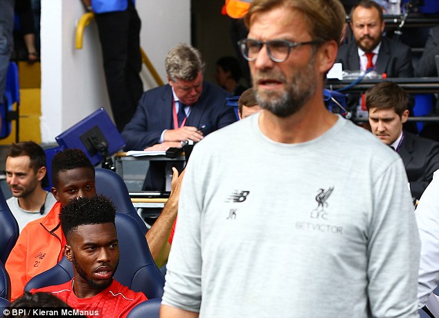 The England international had to wait until the 88th minute to be introduced by Klopp