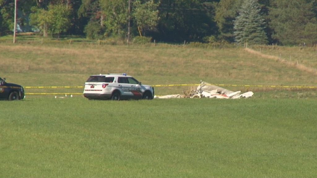 The Erie County Sheriff's Office is investigating a report of two planes colliding in North Collins