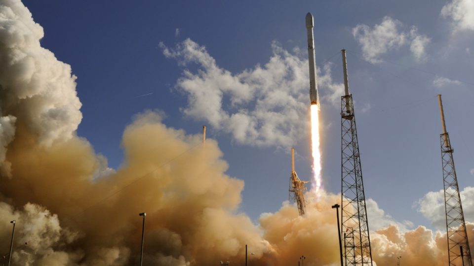 The Falcon 9 rocket exploded on the launch pad