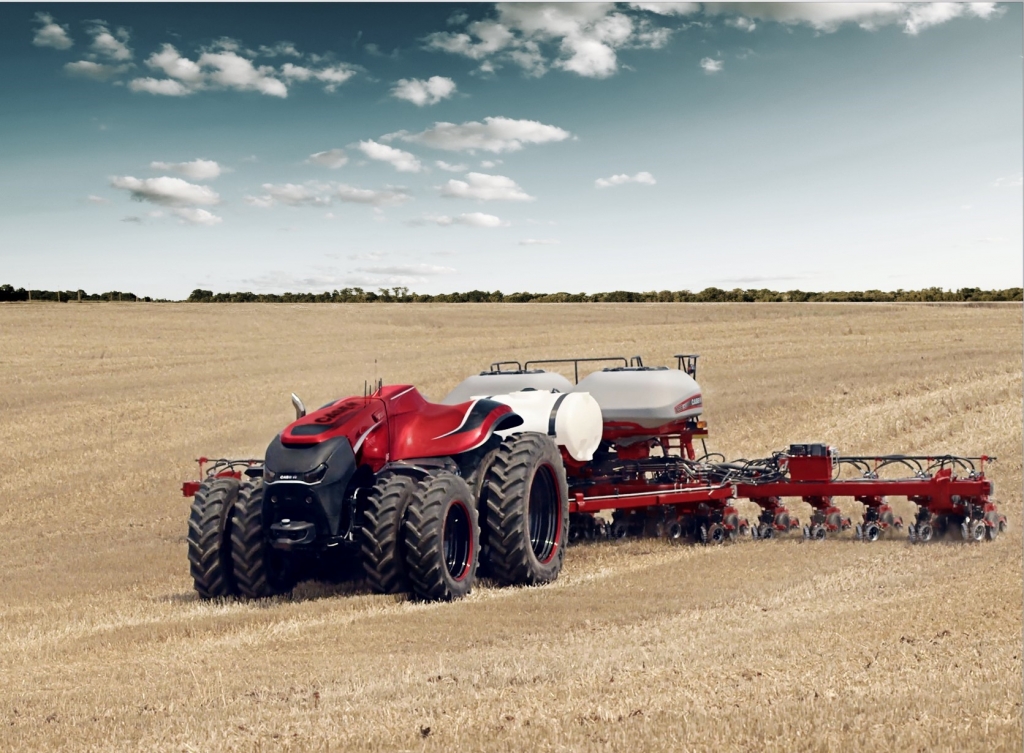 Driverless tractors unveiled at Farm Progress Show