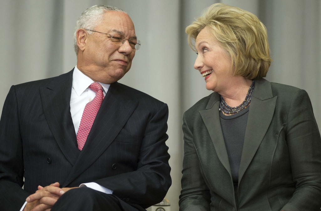 Colin Powell Hillary Clinton